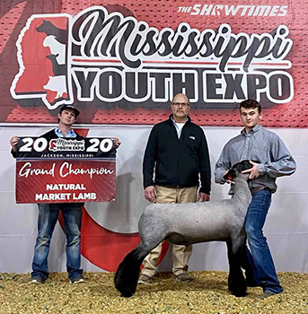 4th Overall Market Lamb 2020 Mississippi Youth Expo