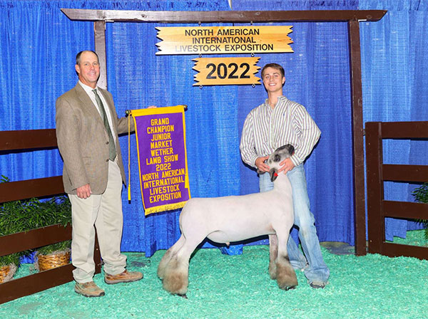 Grand Champion Market Lamb 2022 NAILE